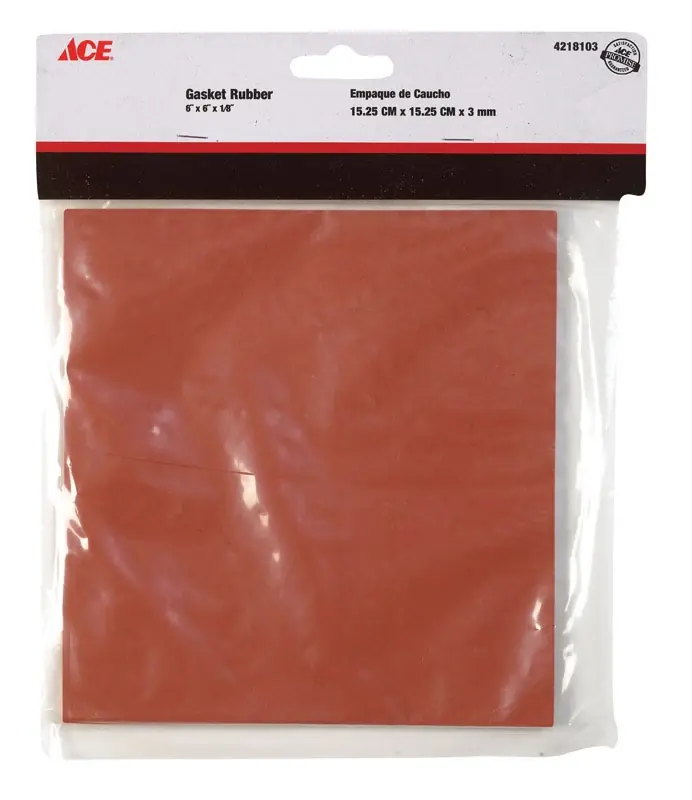 6 In. L X 6 In. Dia. Rubber Sheet Packing - Durable Gasket Material