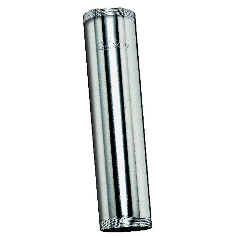 1-1/4 In. Diameter X 8 In. Length Brass Extension Tube With Threaded Ends
