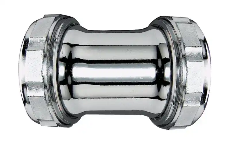 1-1/4 In. Slip X 1-1/4 In. Slip Brass Coupling For Plumbing