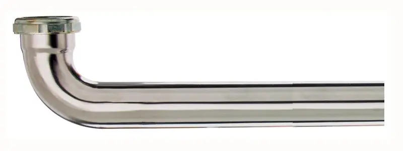1-1/2 In. Diameter X 9-1/2 In. Length Brass Waste Arm With Satin Nickel Finish