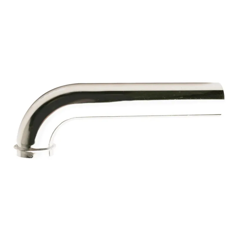 1-1/2 In. Diameter X 12 In. Length Brass Wall Bend - Slip To Slip Connection