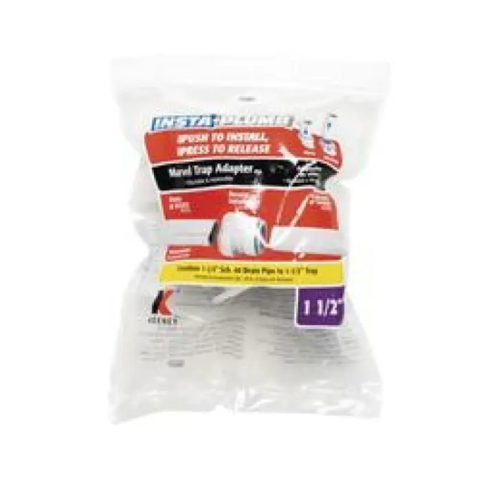 Insta-Plumb Schedule 40 Marvel Connector, White, 1-1/2 In.