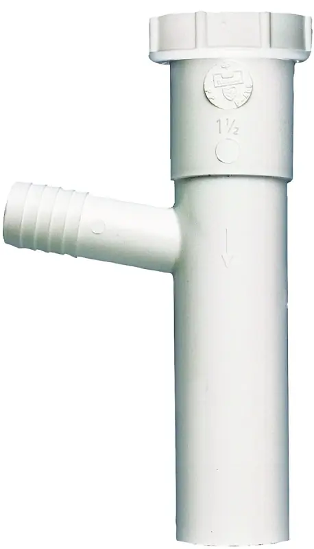 1-1/2 In. Diameter X 8 In. Length Plastic Branch Tailpiece