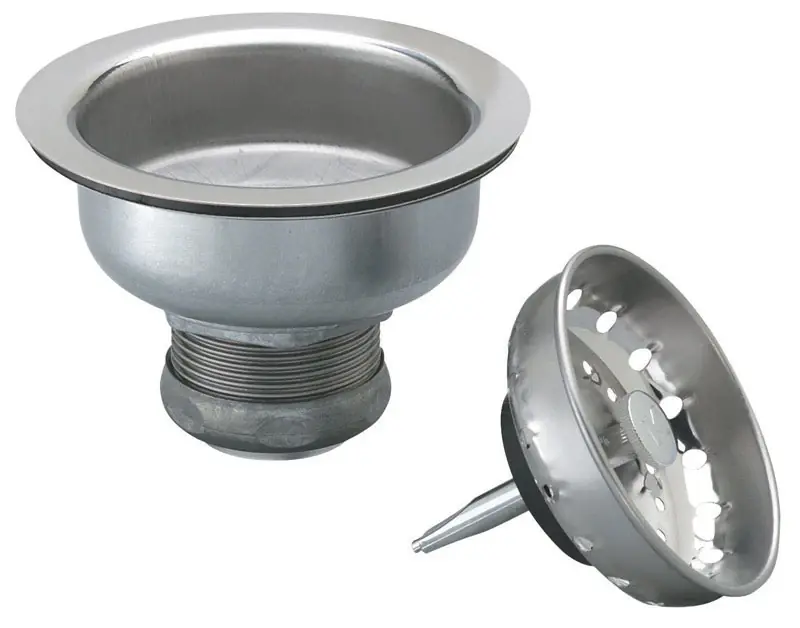 3-1/2 Inch Diameter Stainless Steel Sink Strainer Model Ace5411