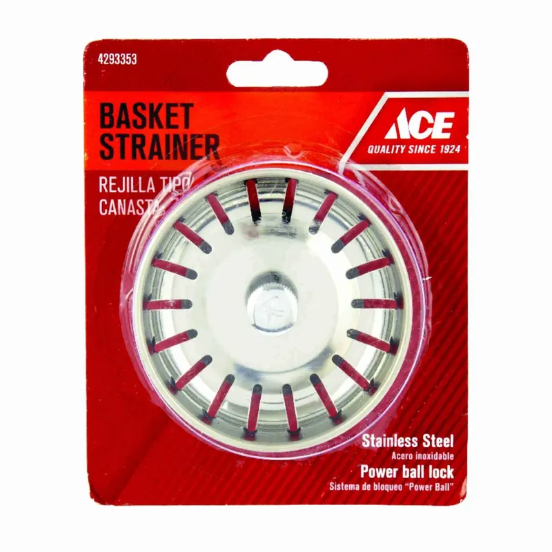 3 Inch Diameter Chrome Stainless Steel Replacement Strainer Basket