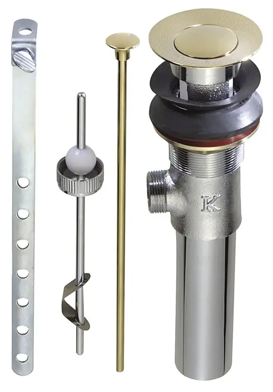 1-1/4 In. Polished Brass Pop Up Assembly For Faucets