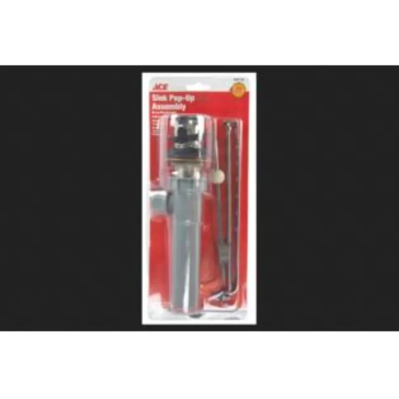 1-1/4 In. Brushed Nickel Cast Top And Plastic Tailpiece Pop Up Assembly