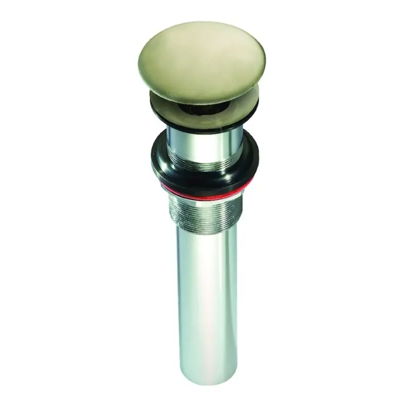 1-1/4 In. Diameter Brushed Nickel Brass Vessel Pop Up Assembly