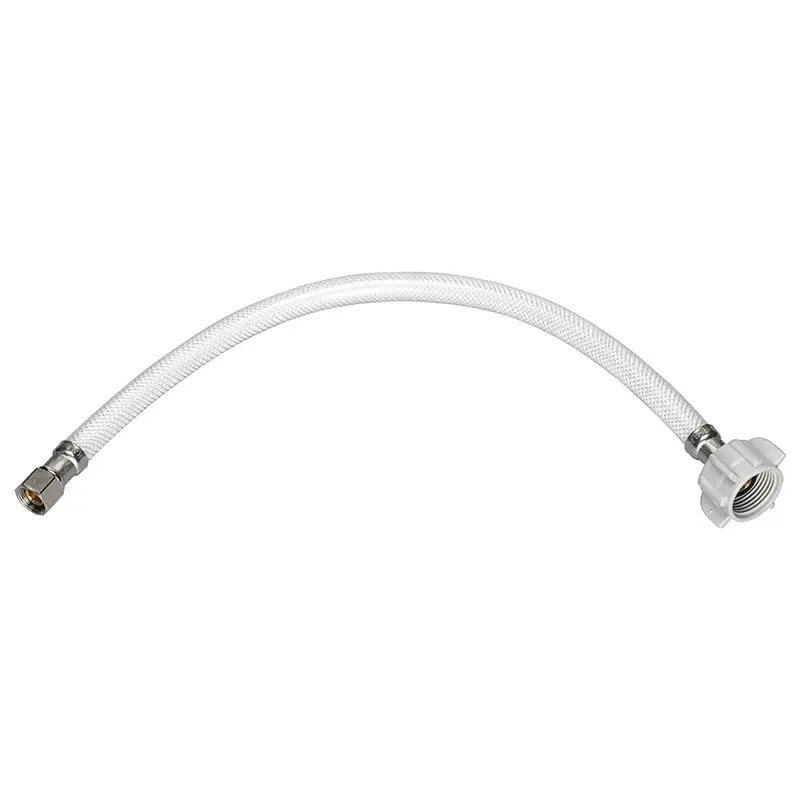 1/2 In. Compression X 7/8 In. Dia. Ballcock Pvc 12 In. Toilet Supply Line