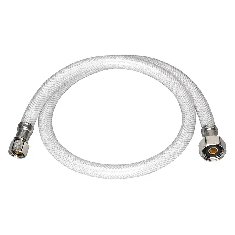 12 In. Pvc Faucet Supply Line, 3/8 In. Compression Fittings, Model 7228-12-38-6-a