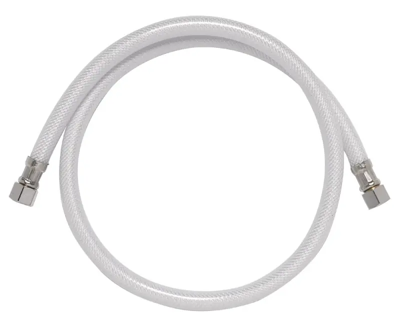 Ace 24 In. Pvc Faucet Supply Line, 3/8 In. Compression Fittings, Model 7228-24-38-6-a