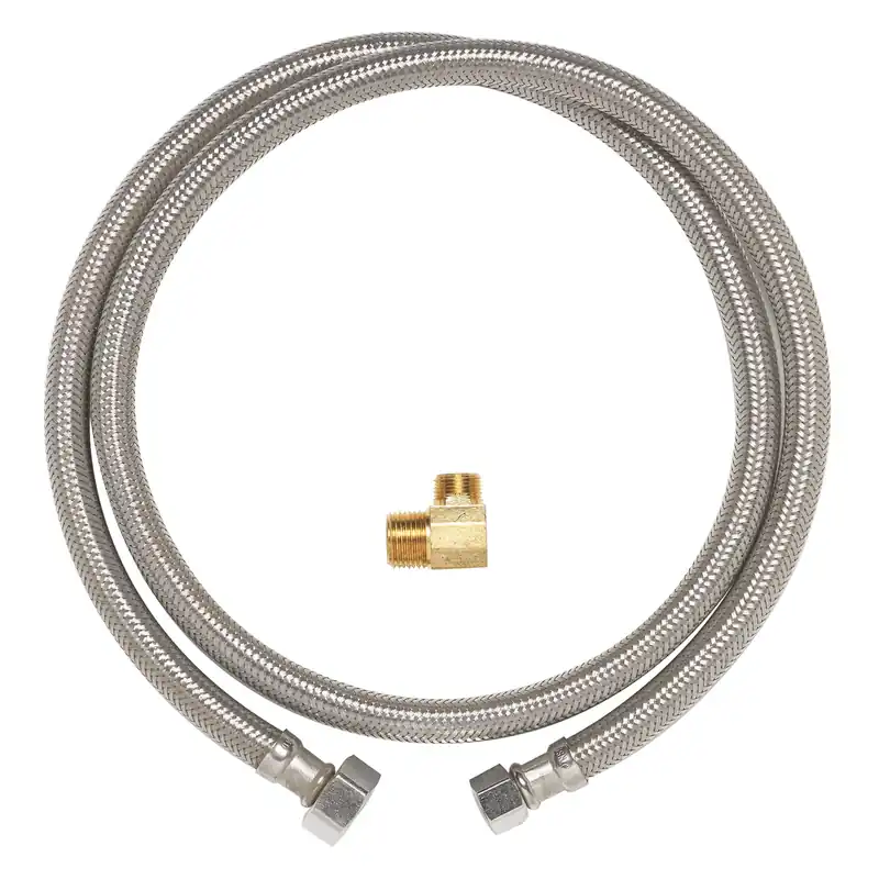 1/2 In. Fip X 3/8 In. Dia. X 48 In. Braided Stainless Steel Dishwasher Supply Line
