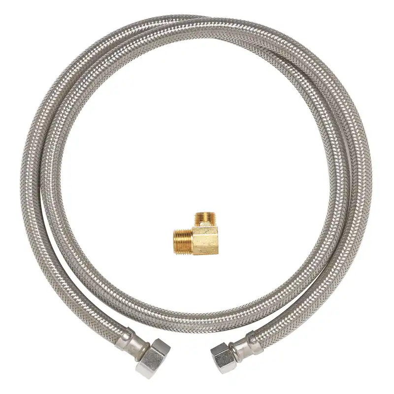 1/2 In. Fip X 3/8 In. D Compression 72 In. Braided Stainless Steel Dishwasher Supply Line