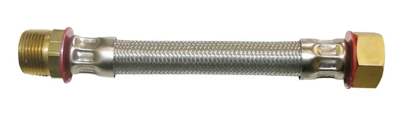 3/4 In. Fip X 3/4 In. Mip 18 In. Stainless Steel Supply Line