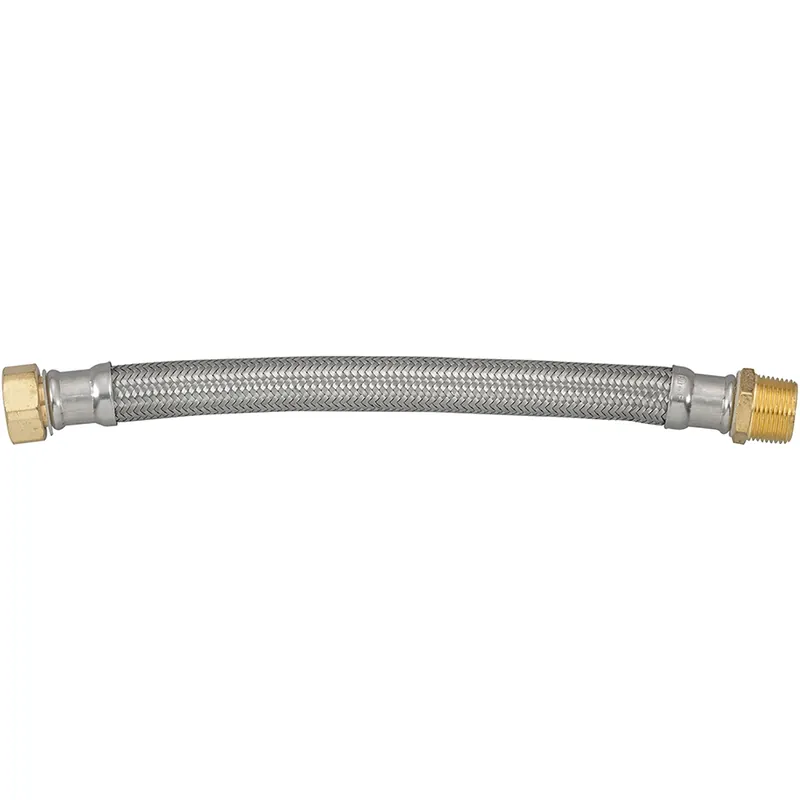 3/4 In. Fip X 3/4 In. Mip 24 In. Braided Stainless Steel Water Heater Supply Line