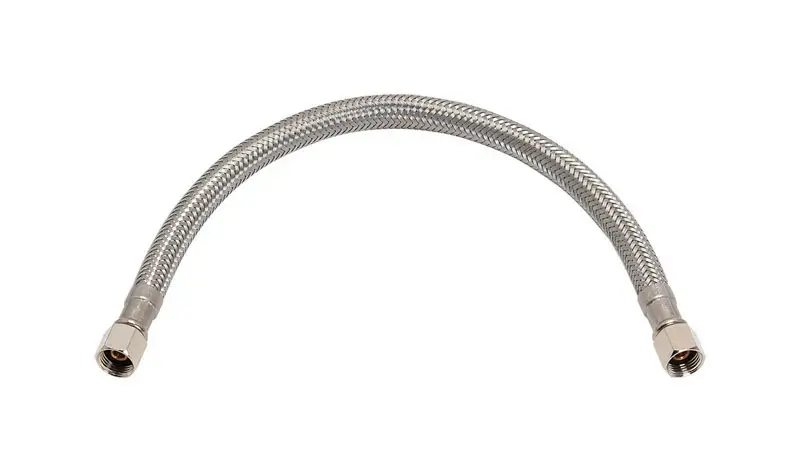1/4 In. Compression X 1/4 In. Dia. X 12 In. Braided Stainless Steel Ice Maker Supply Line