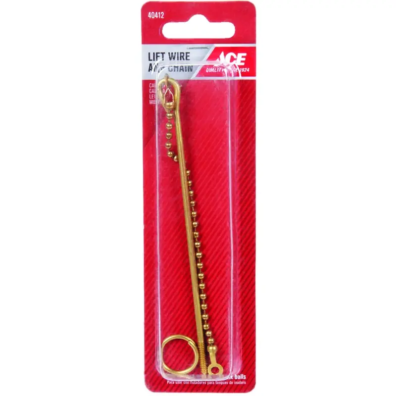 Toilet Tank Lift Wire And Chain Brass For Universal Use - Model Ace835-11