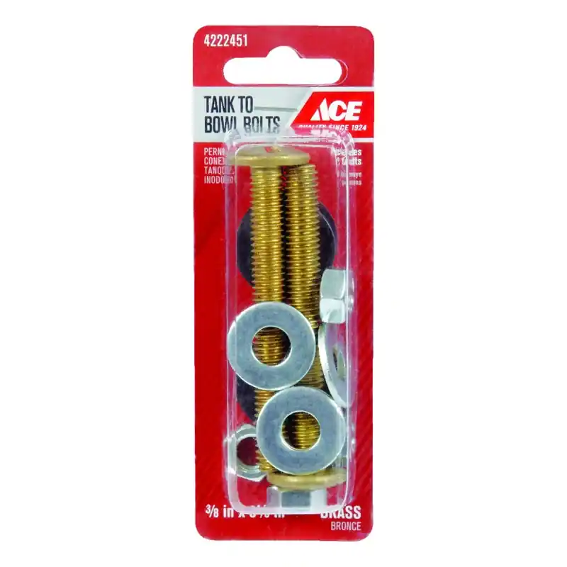 Tank To Bowl Bolts Brass - Model Ace835-184 For Toilet Repair