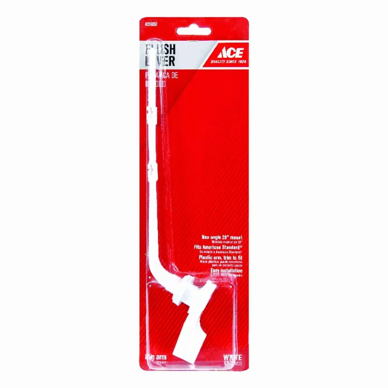 Flush Lever White Plastic For American Standard Toilets - Model Ace836-27