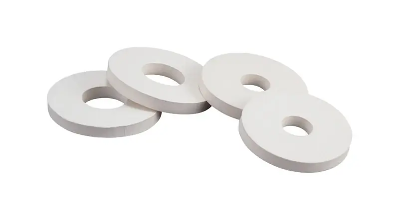 Toilet Seat Hinge Washer White Universal Fit 3-3/4 In. Height