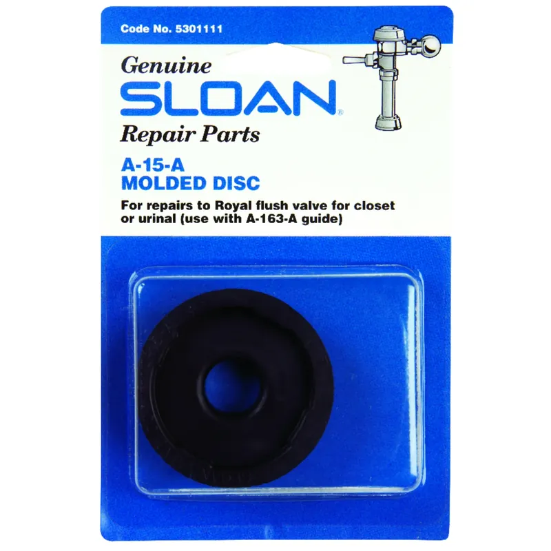 Royal Molded Disc Black For Universal Urinal Flush Valve Repair