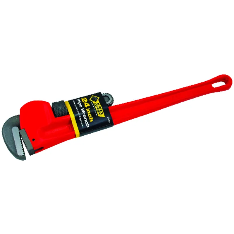 24 In. Cast Iron Pipe Wrench With Adjustable Jaw
