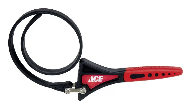 Adjustable Strap Wrench 4 In. Length High Carbon Steel 1 Piece