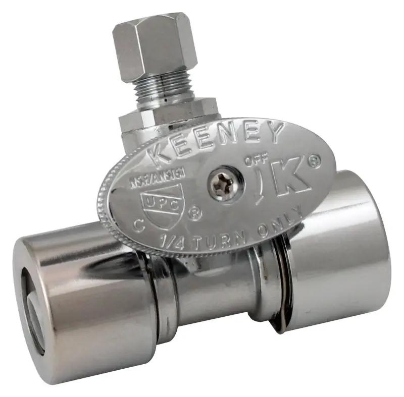 1/2 In. X 1/4 In. Brass Shutoff Valve Handle - Model K2801pcpo