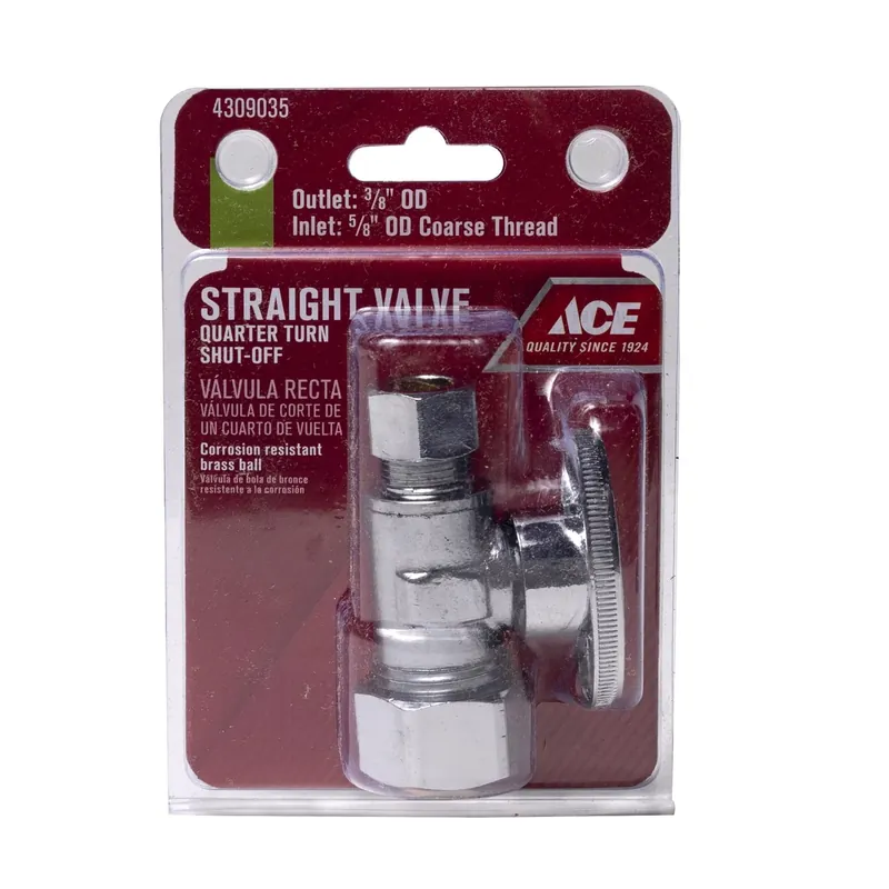 5/8 In. Fpt X 3/8 In. Mpt Brass Shut-off Valve - Model Ace2041lf