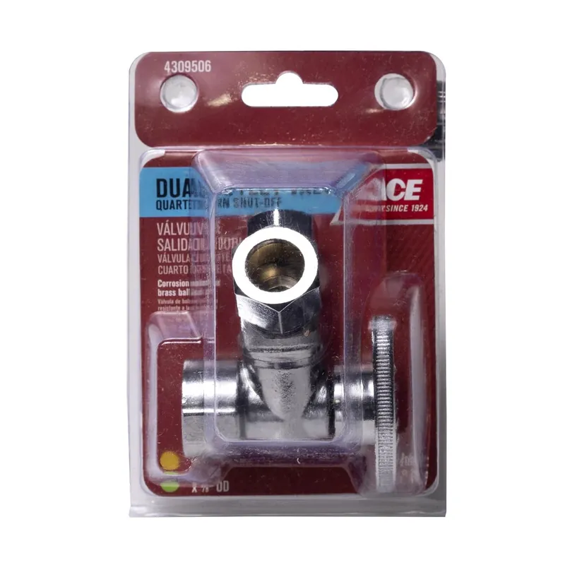 1/2 In. Fpt X 1/2 In. Fpt Brass Dual Shut-off Valve Model Ace2909vlf