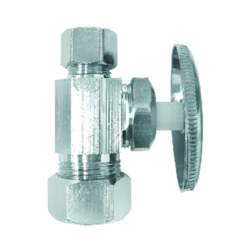 Compression Brass Shut-off Valve Ah63pclf For Plumbing Applications