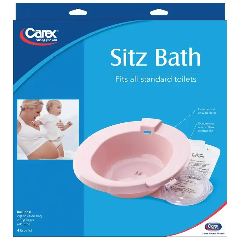 Carex Health Brands Pink Dual Jet Bath Spa 1 Pk