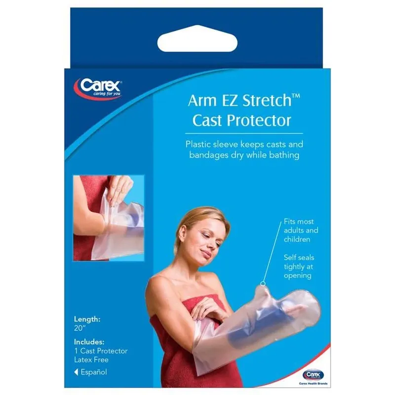 Carex Clear Cast Shield – Waterproof Protective Cover (1 Pack)