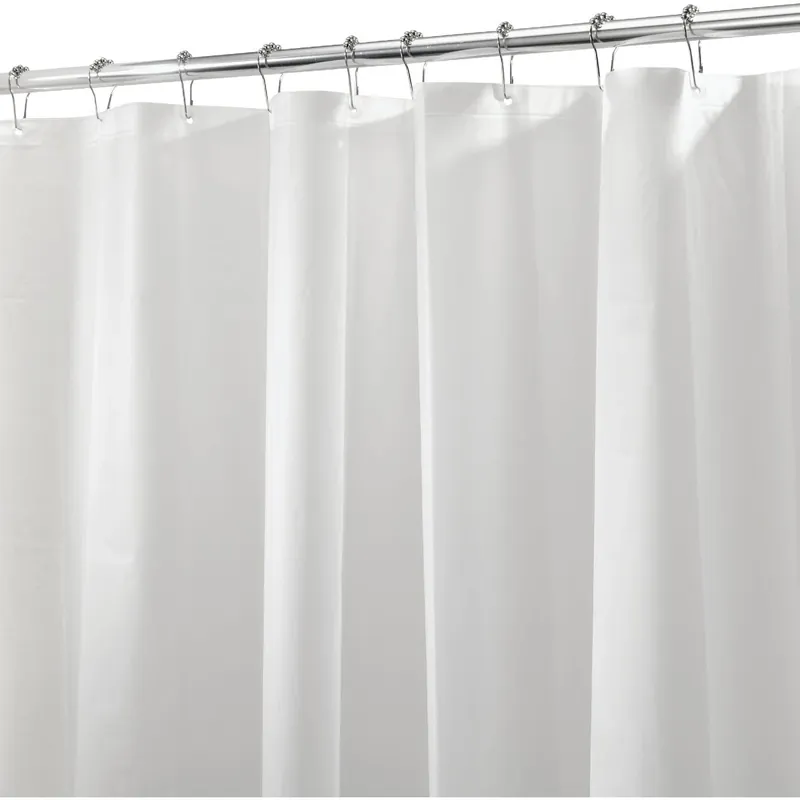 72 In. X 72 In. Frost Peva Shower Curtain Liner - Mold & Mildew Resistant
