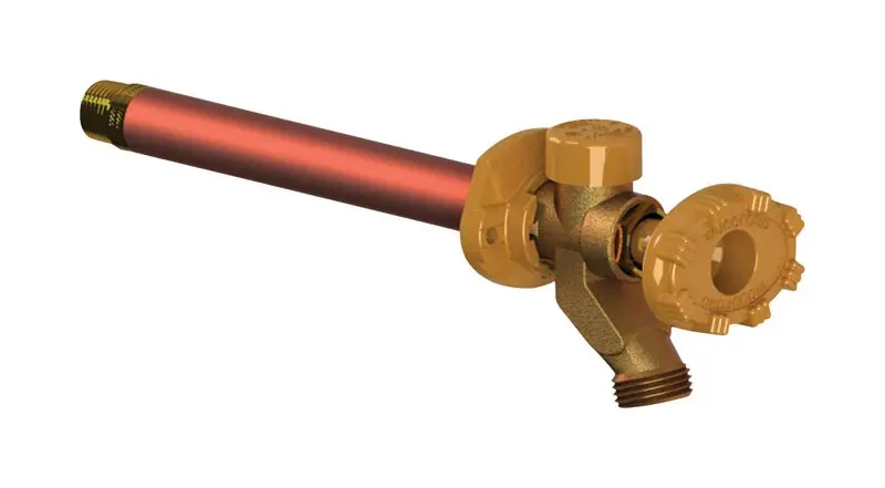 Woodford Model 19 1/2 In. Mpt Sweat Anti-siphon Brass Freezeless Wall Faucet 8 In.