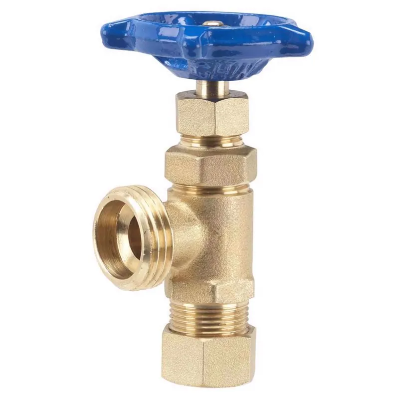 Homewerks 3/4 In. Fip X Mht Brass Boiler Drain Valve