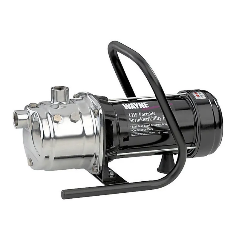 1 Hp 720 Gph Stainless Steel Portable Sprinkler Pump Pls100