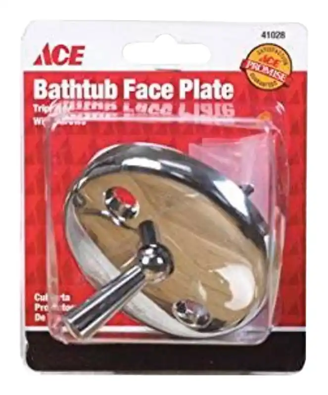 3-3/16 In. Diameter Zinc Trip Lever Face Plate For Sinks