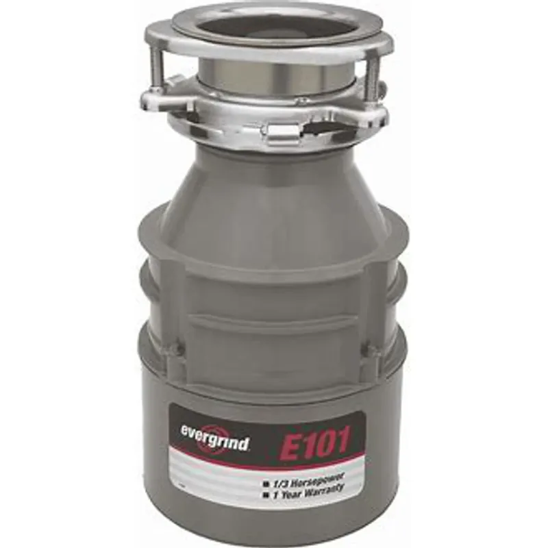 1/3 Hp Garbage Disposer With 1 Year Warranty And Quick-lock Mounting Assembly