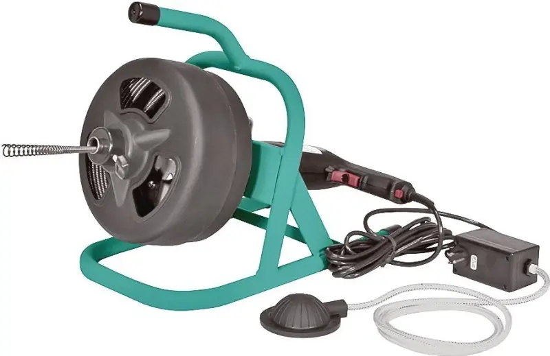 Cobra 75 Ft. Drain Pipe Auger With 1/3 Hp Motor And Cutter Set