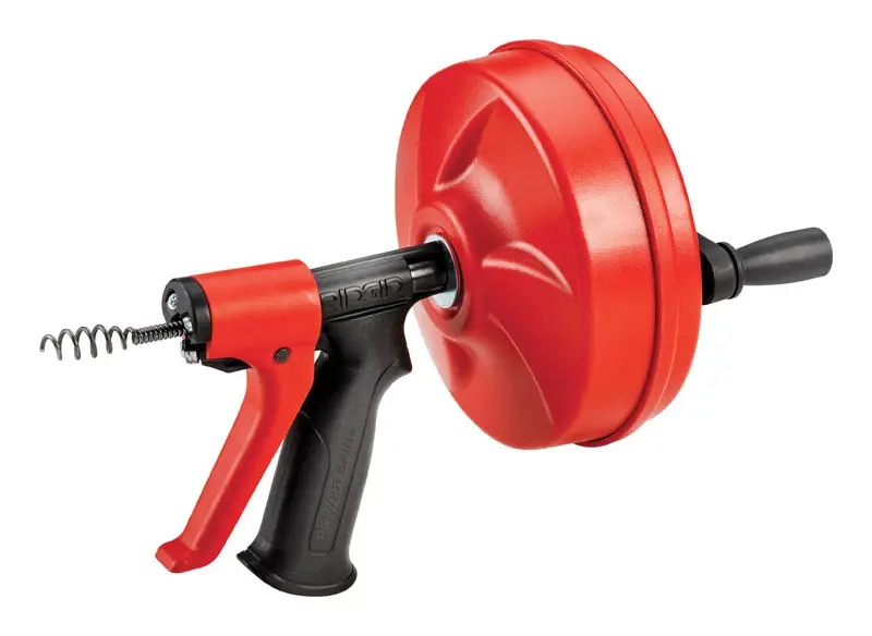 Power Spin+ 25 Ft. L Snake Drain Auger With Pistol Grip And Auto Feed