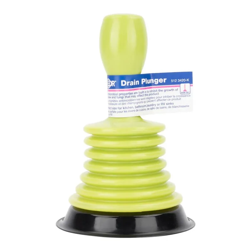 LDR 3‑Inch Polyethylene Plunger – 4.5‑Inch Cup, Durable Plastic Handle