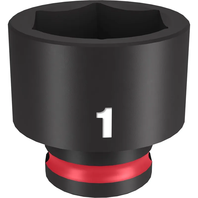 Shockwave 1 In. X 3/8 In. Drive Sae 6 Point Standard Impact Socket