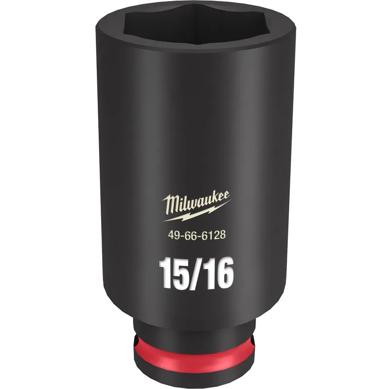 Shockwave 15/16 In. X 3/8 In. Drive Sae 6 Point Deep Impact Socket