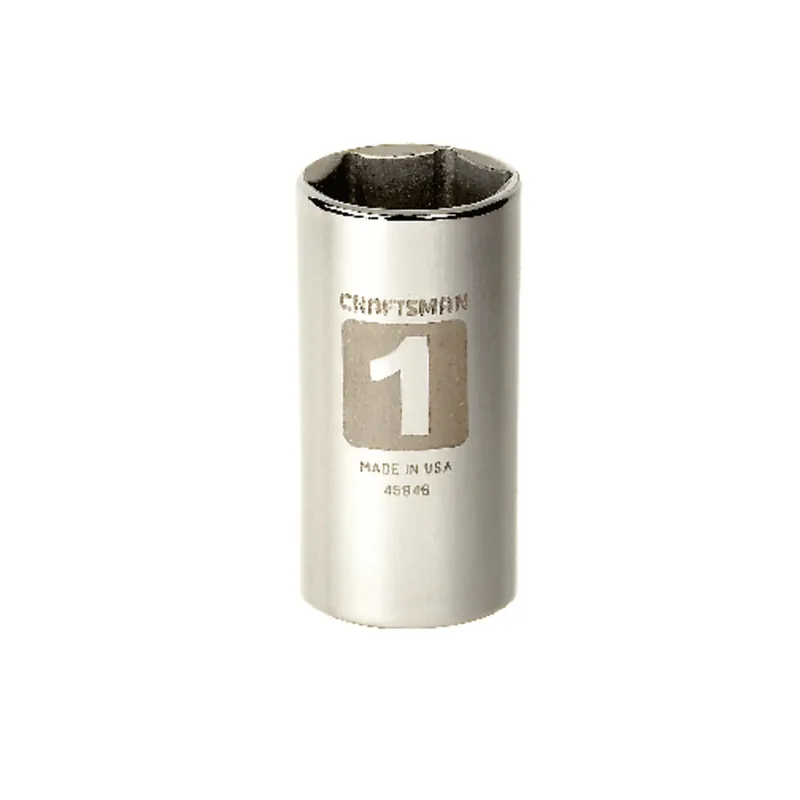 Craftsman 1 In. X 3/8 In. Drive Sae 6 Point Deep Socket