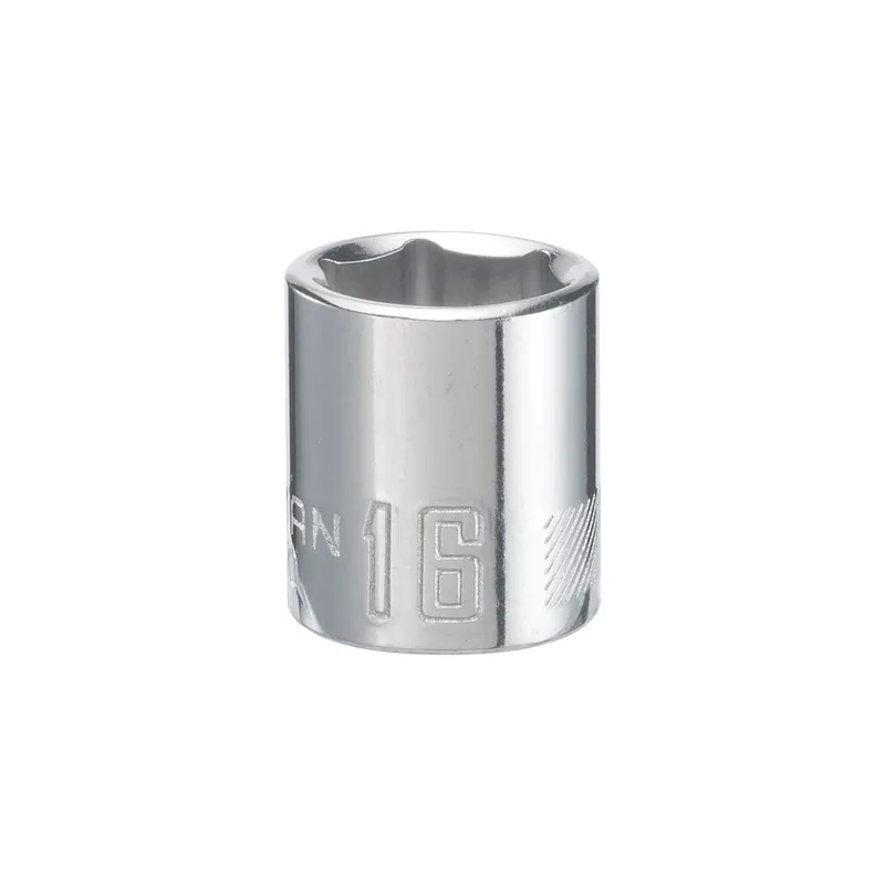 16 Mm X 3/8 In. Drive Metric 6 Point Standard Shallow Socket