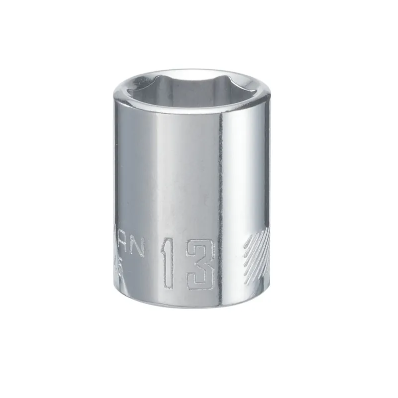 13 Mm X 3/8 In. Drive Metric 6 Point Standard Shallow Socket