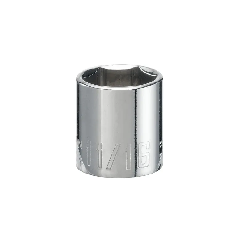 Craftsman 11/16 Inch 3/8 Inch Drive Sae 6 Point Shallow Socket