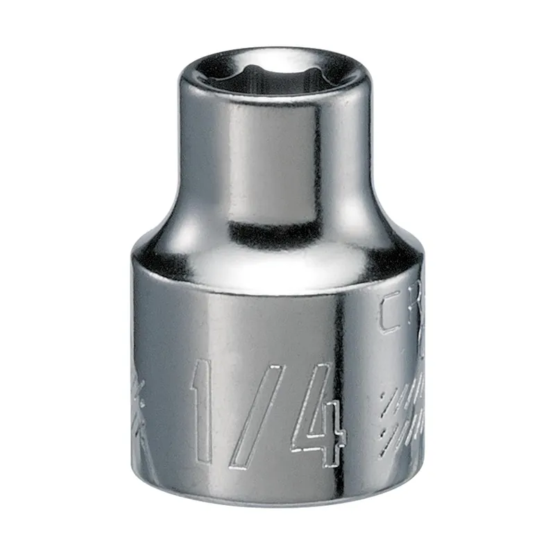 Craftsman 1/4 In X 3/8 In Drive Sae 6 Point Shallow Socket