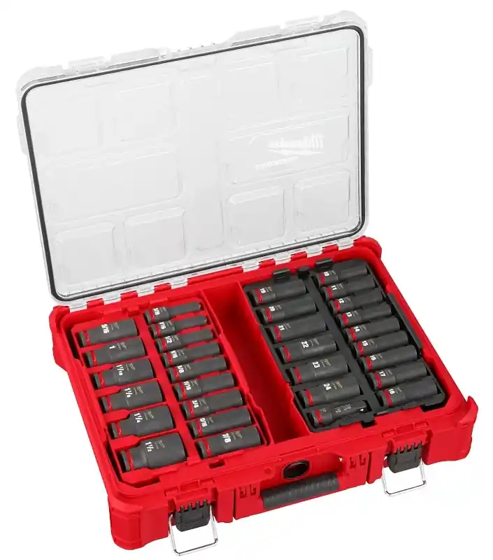 Shockwave 1/2 In. Drive 31-piece Deep Impact Socket Set With Packout Organizer